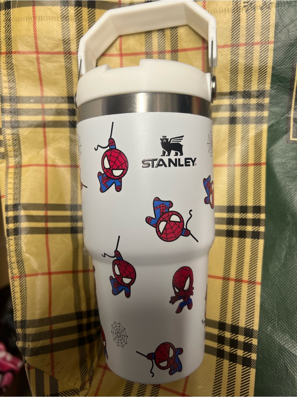 Stanley White Spider-Man Graphic Travel Tumbler
